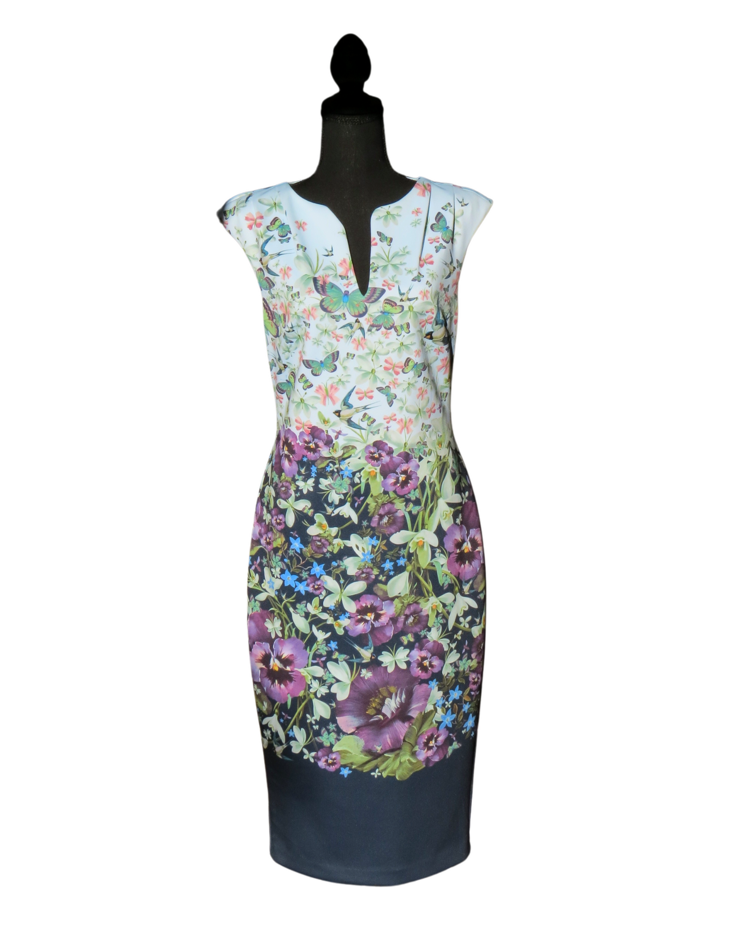 Ted Baker Tea Length Dress - Size 3