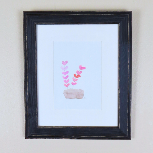 Heart Watercolor Artwork – 5x7"